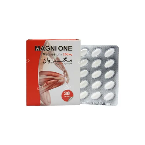 قرص مگنی وان 250 دنیا دارو سپهر بسته 30 عددی